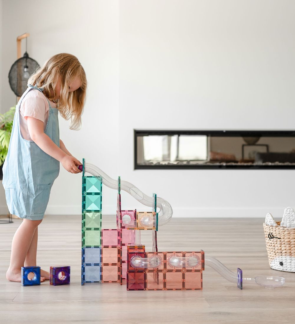 Connetix Magnet Set - Expansion Pack - 80 Parts - Ball Run