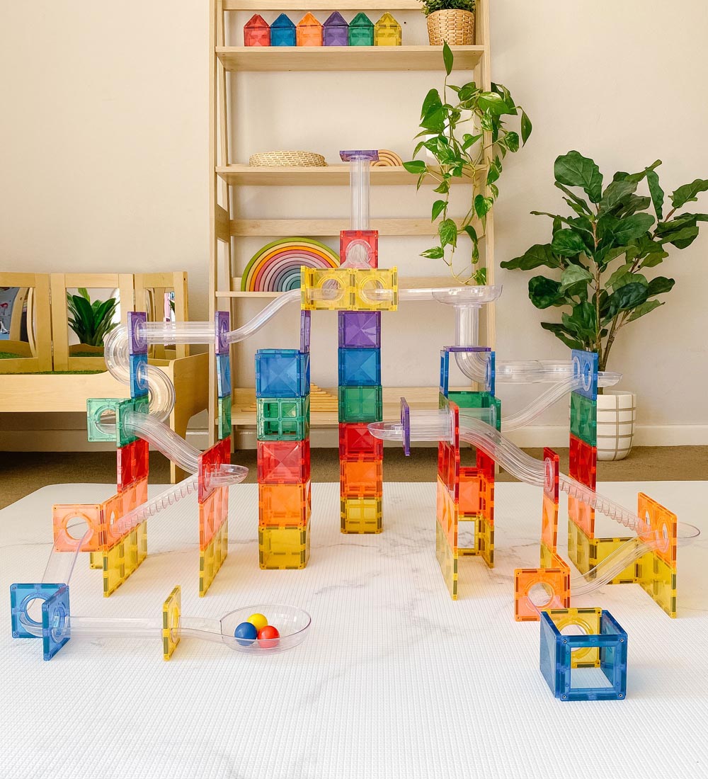 Connetix Magnet Set - 92 Parts - Ball Run