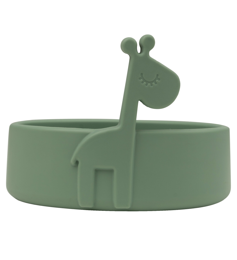 Done By Deer Bowl - Silicone - Raffi - Green