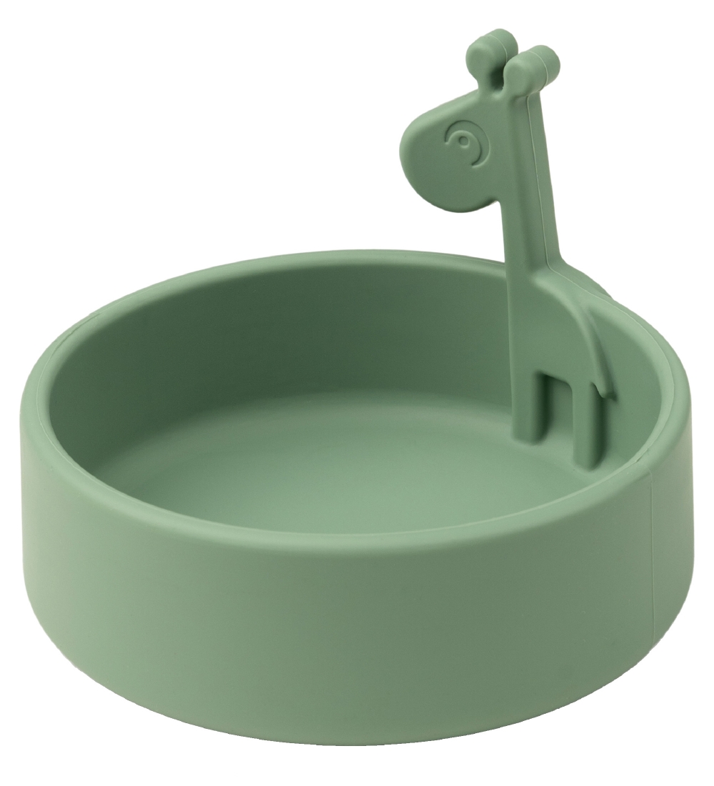 Done By Deer Bowl - Silicone - Raffi - Green