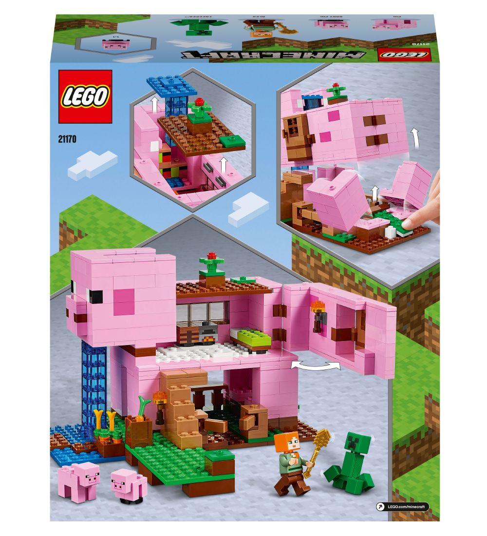 LEGO Minecraft - La Maison Cochon 21170 - 490 Parties