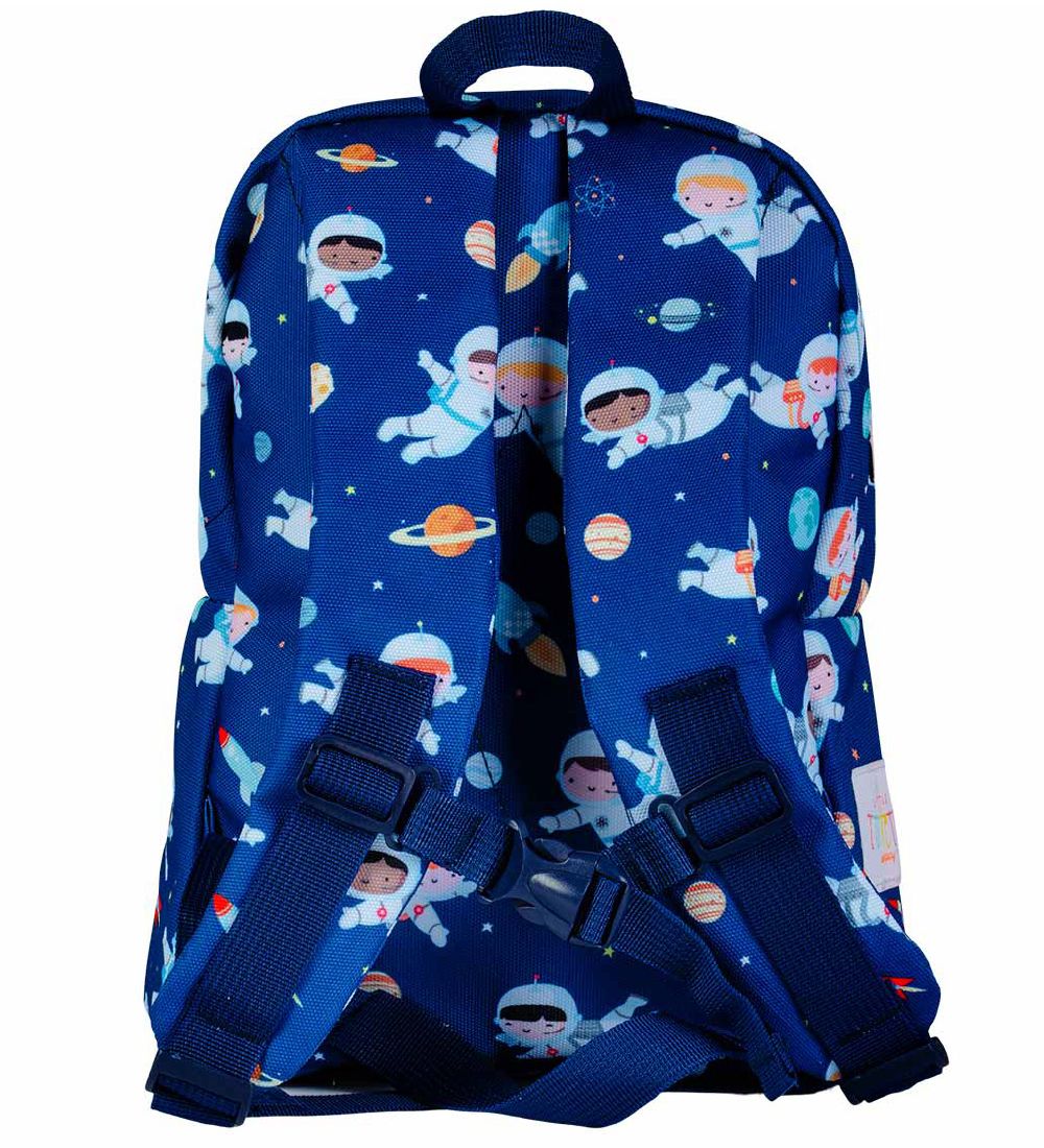 A Little Lovely Company Preschool Backpack - Astronaut - Blue