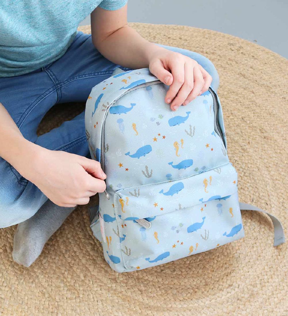 A Little Lovely Company Kindergartentasche - Ocean - Blau