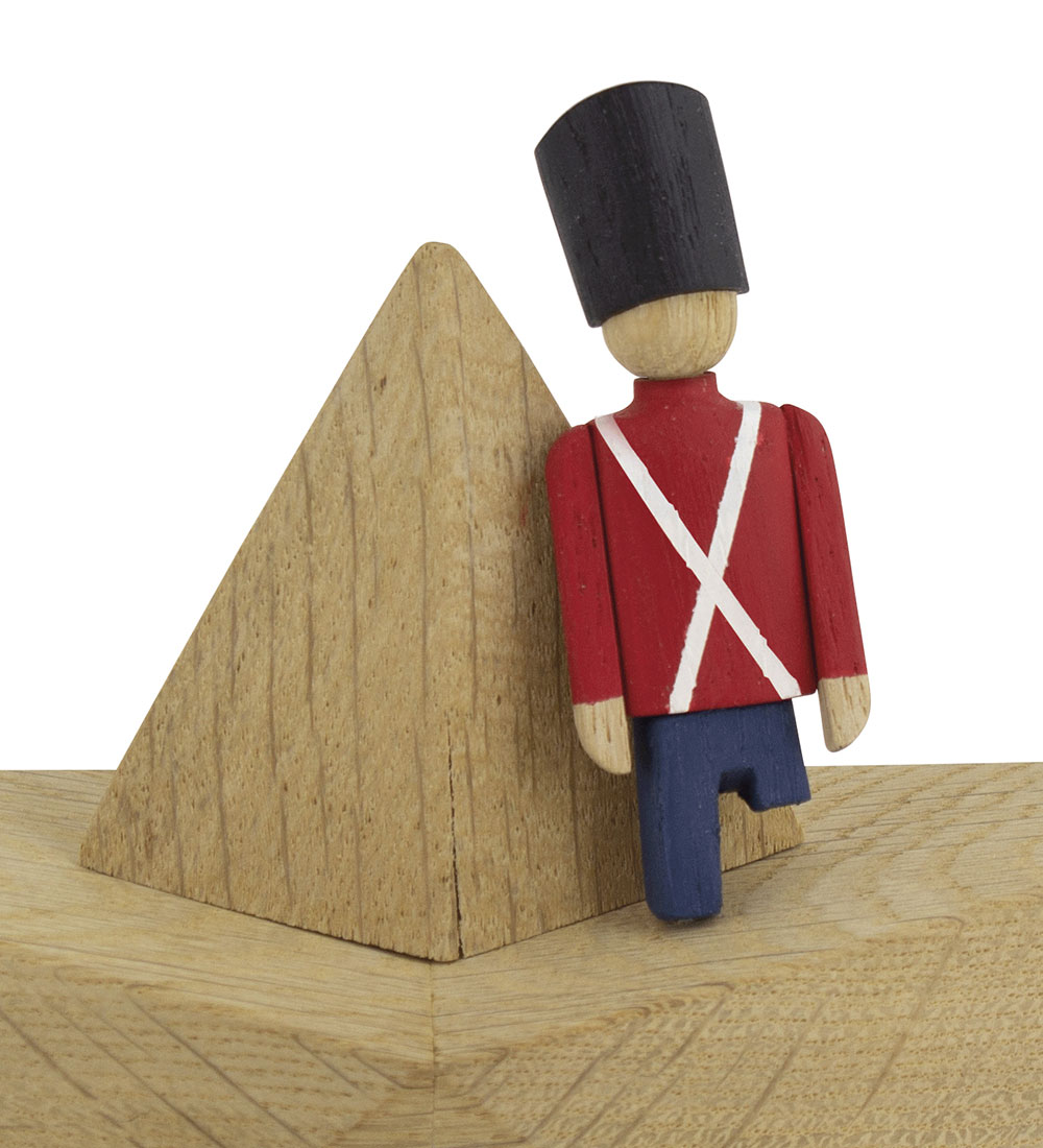 H.C. Andersen Woodfigure - 20x12 cm - Den Standhaftige Tinsoldat