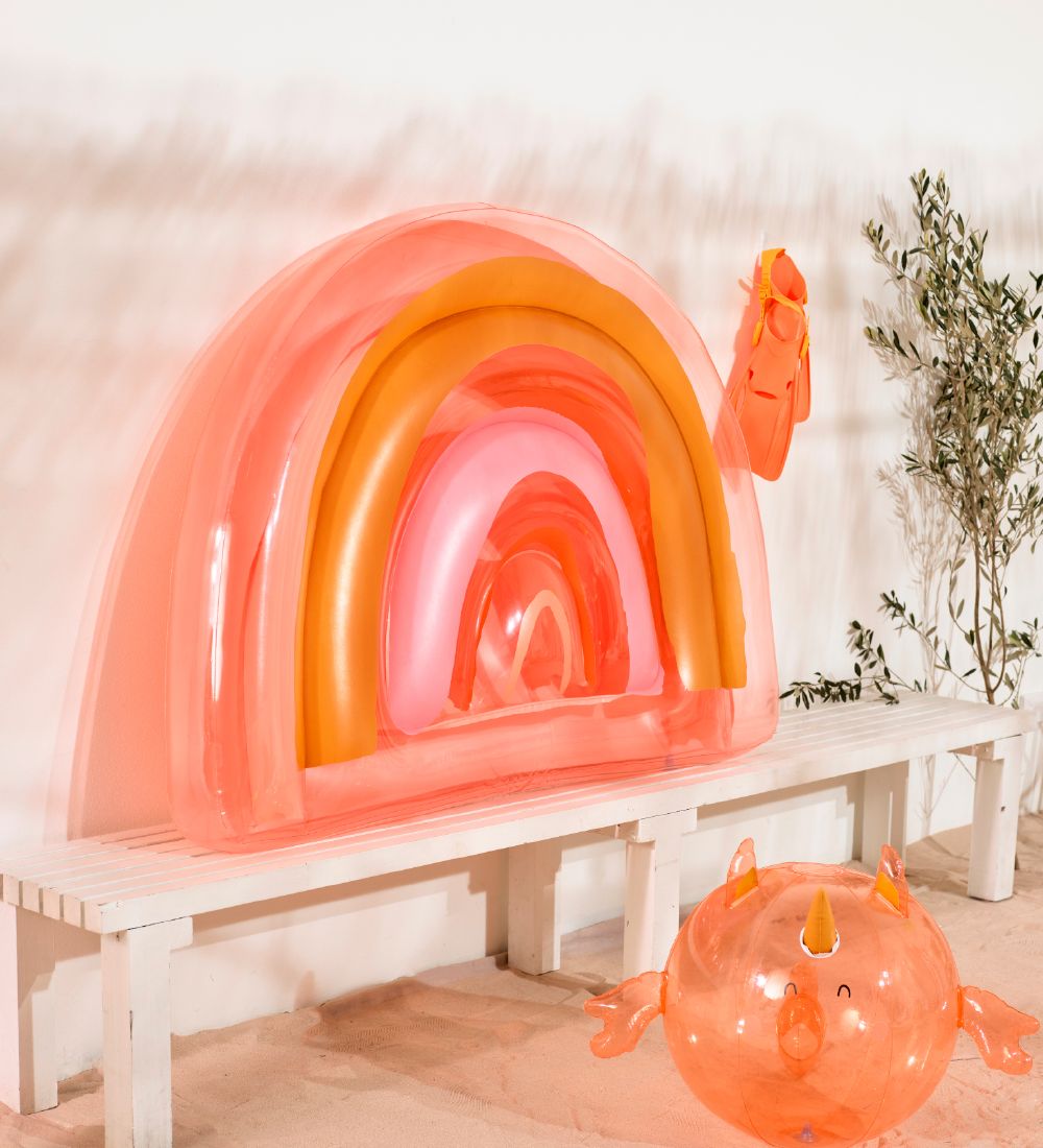 SunnyLife Float - 160x105 cm - Float Away Lie On - Rainbow - Pea