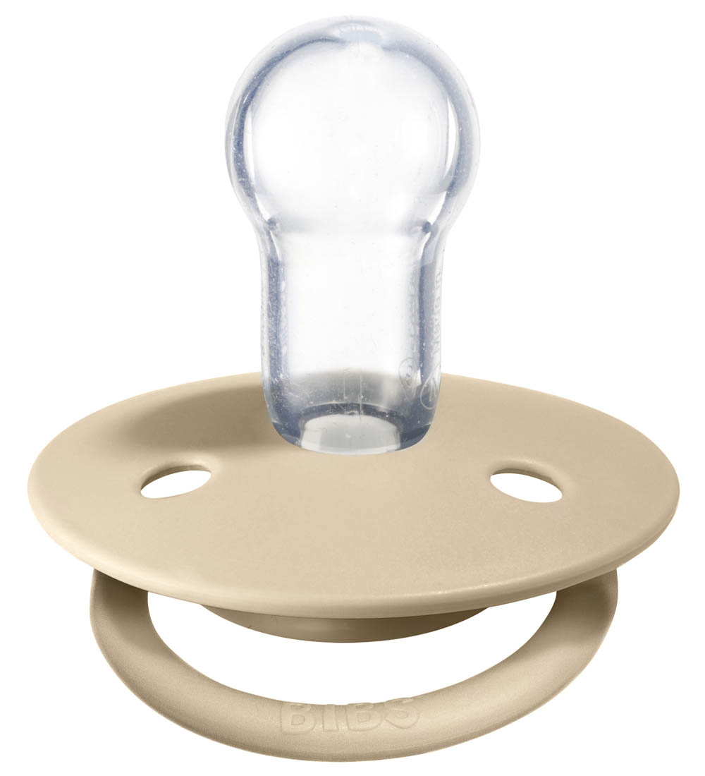 Bibs De Lux Dummies - 2-pack - Silicone - Vanilla/Peach