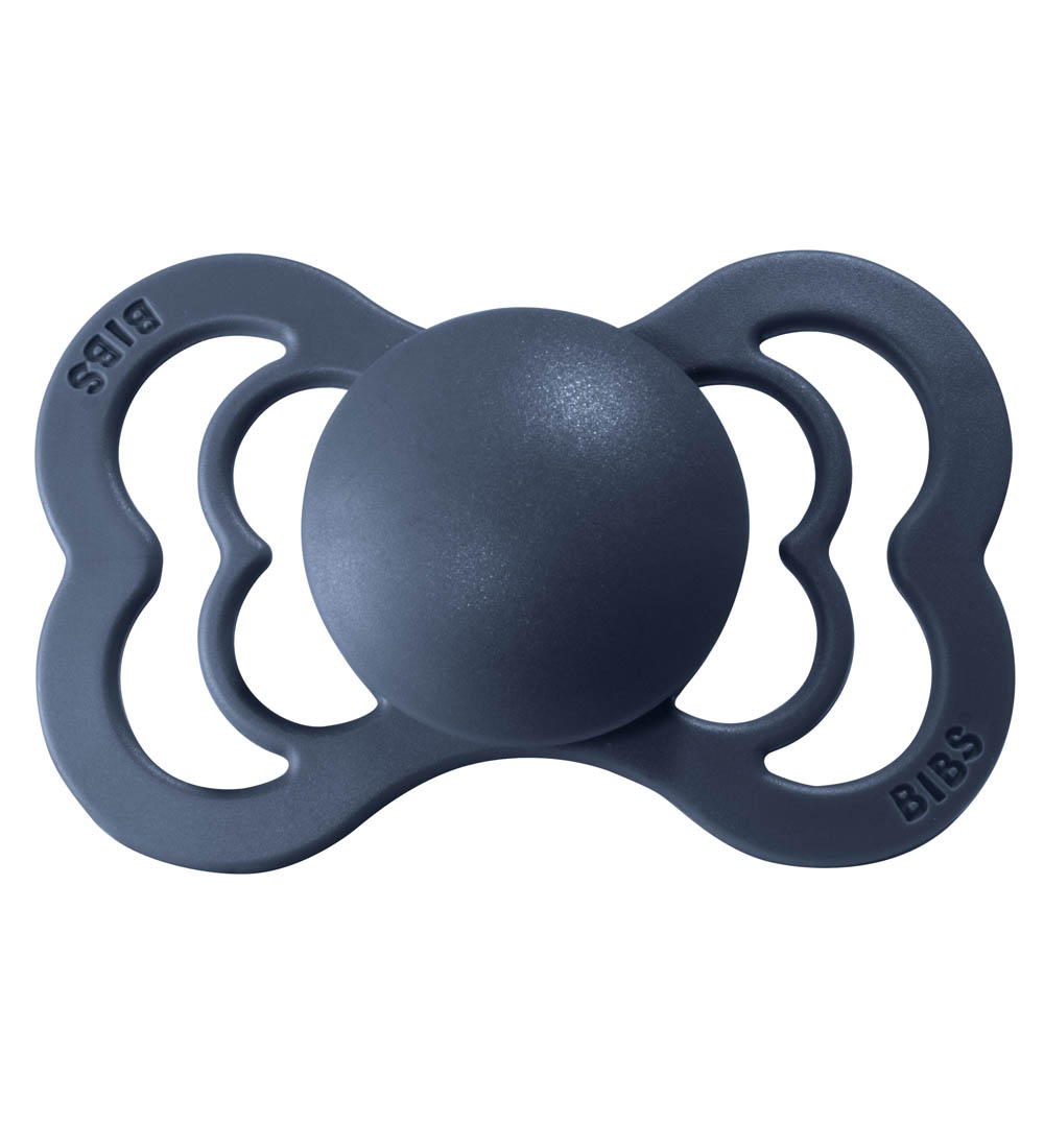 BIBS Supreme+ Smokker - Str. 2 - 2-pack - Symmetrisk - Cloud/Ste