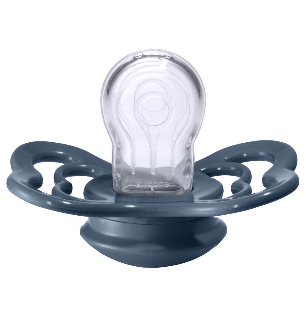 BIBS Supreme+ Smokker - Str. 2 - 2-pack - Symmetrisk - Cloud/Ste