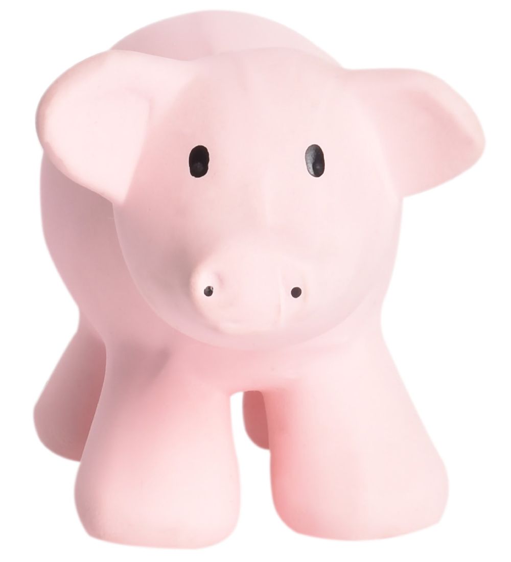 Mordeur de Bébé Tikiri - Caoutchouc Naturel - Cochon - Rose