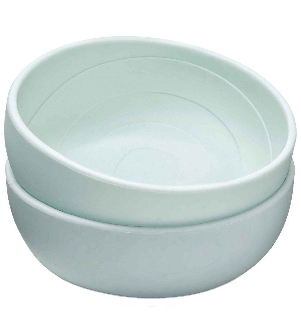 Cam Cam Bowls - Silicone - 2-Pack - Rainbow - Blue Mix