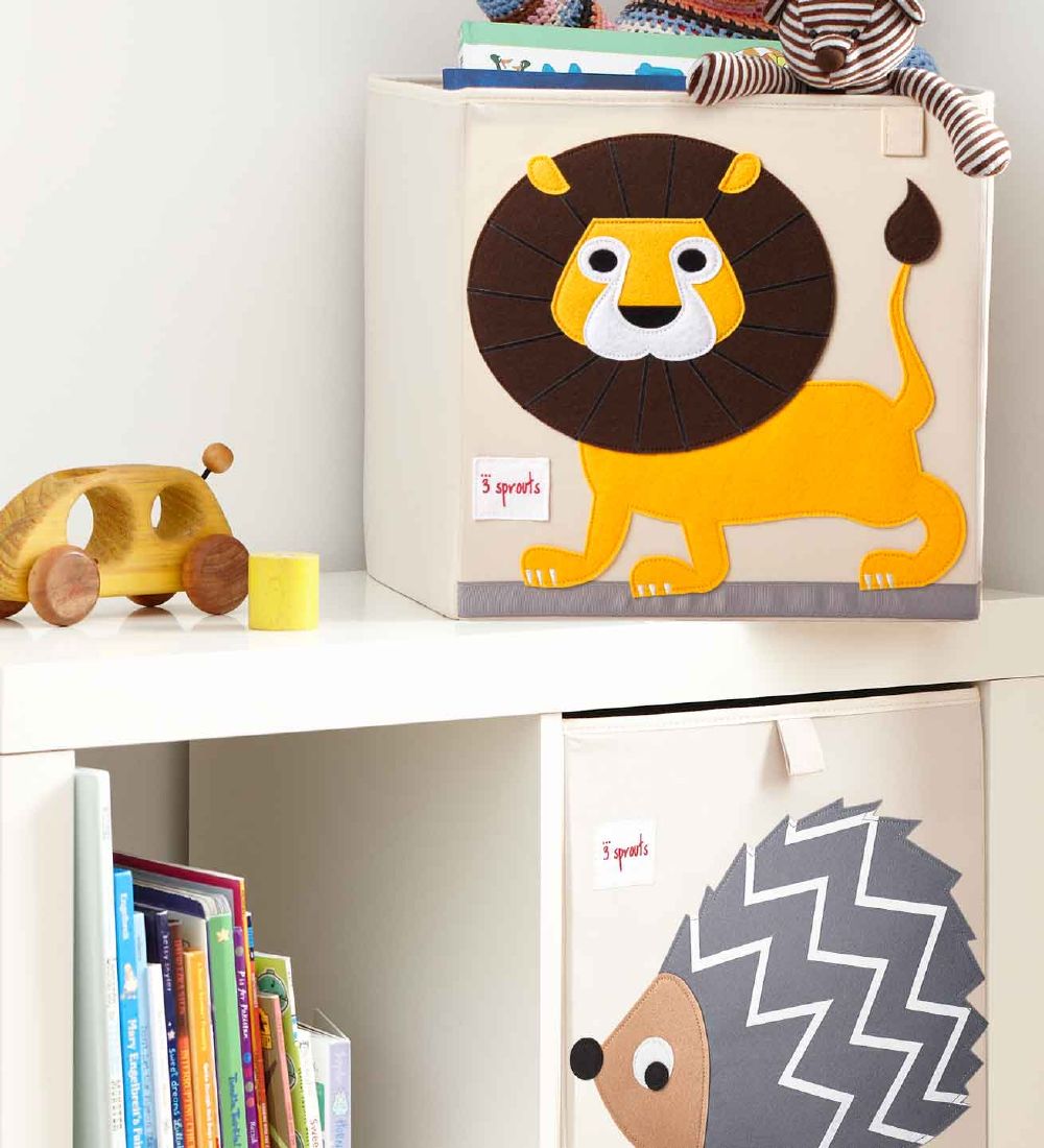 3 Sprouts Storage Box - 33x33x33 - Lion