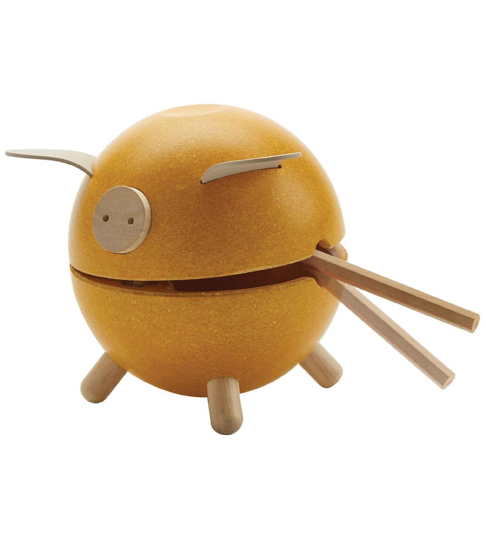 PlanToys Piggy Bank - 10.7x11 cm - Yellow