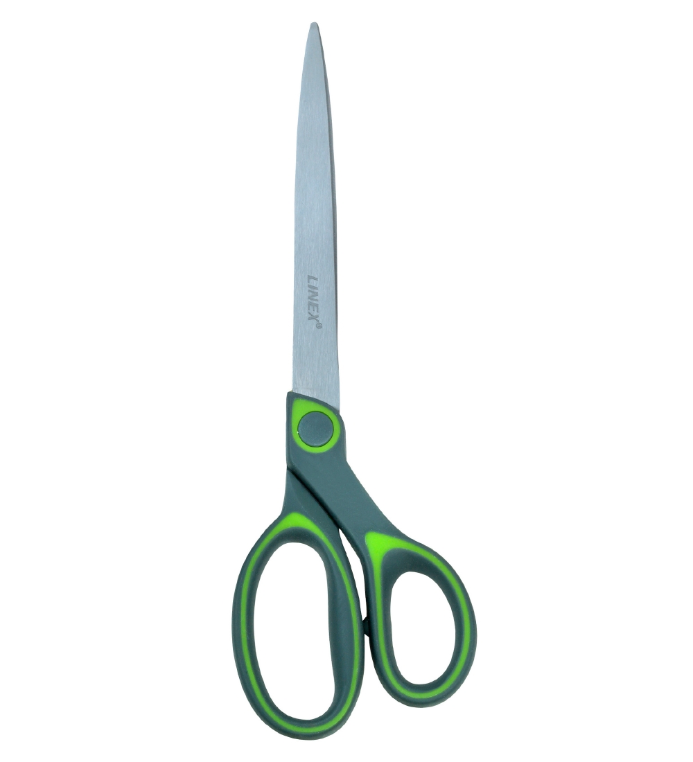 Linex Scissors - 23 cm - Grey/Green