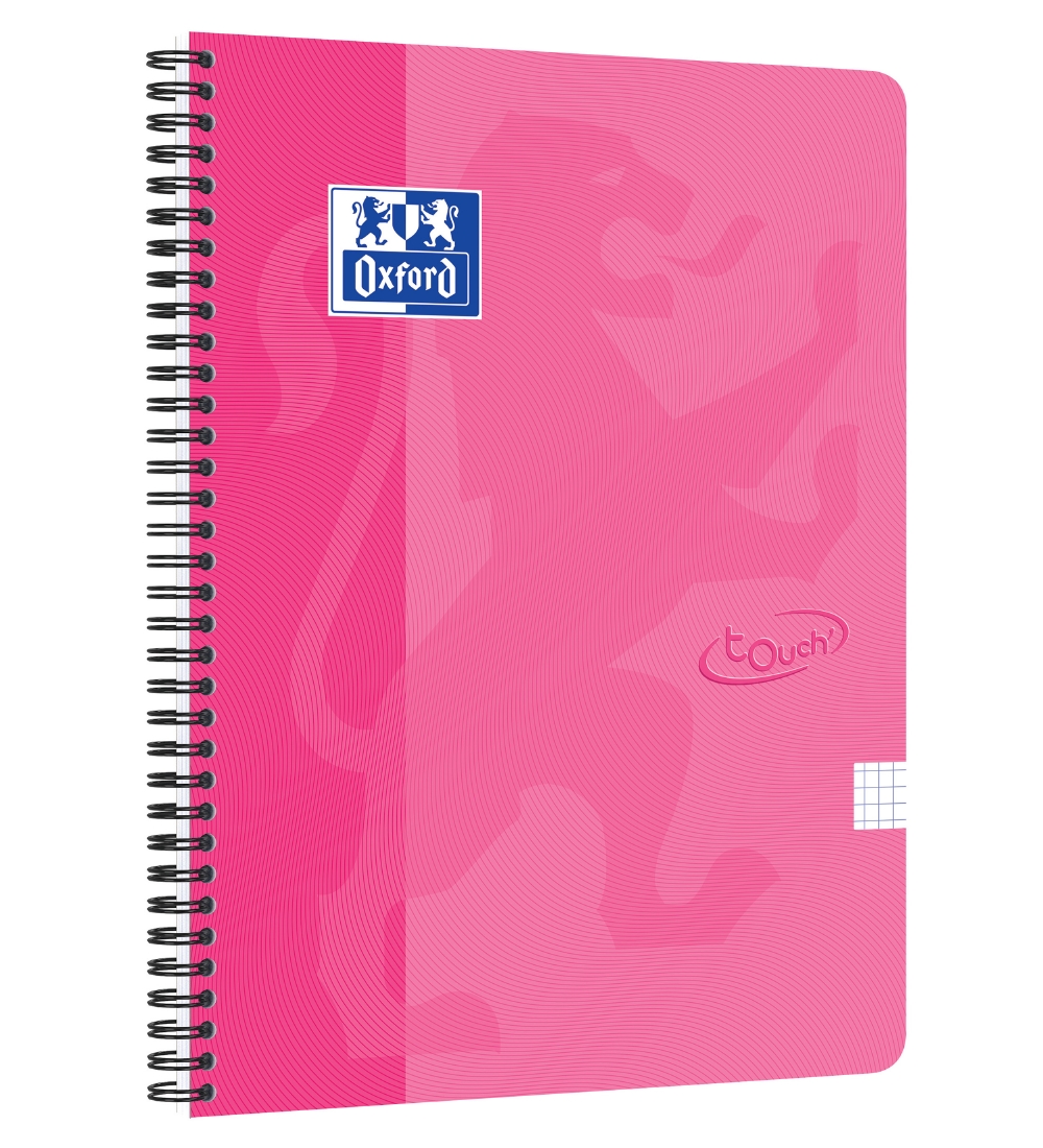 Oxford Notizbuch - Touch - Kariert - A4 + - Rosa