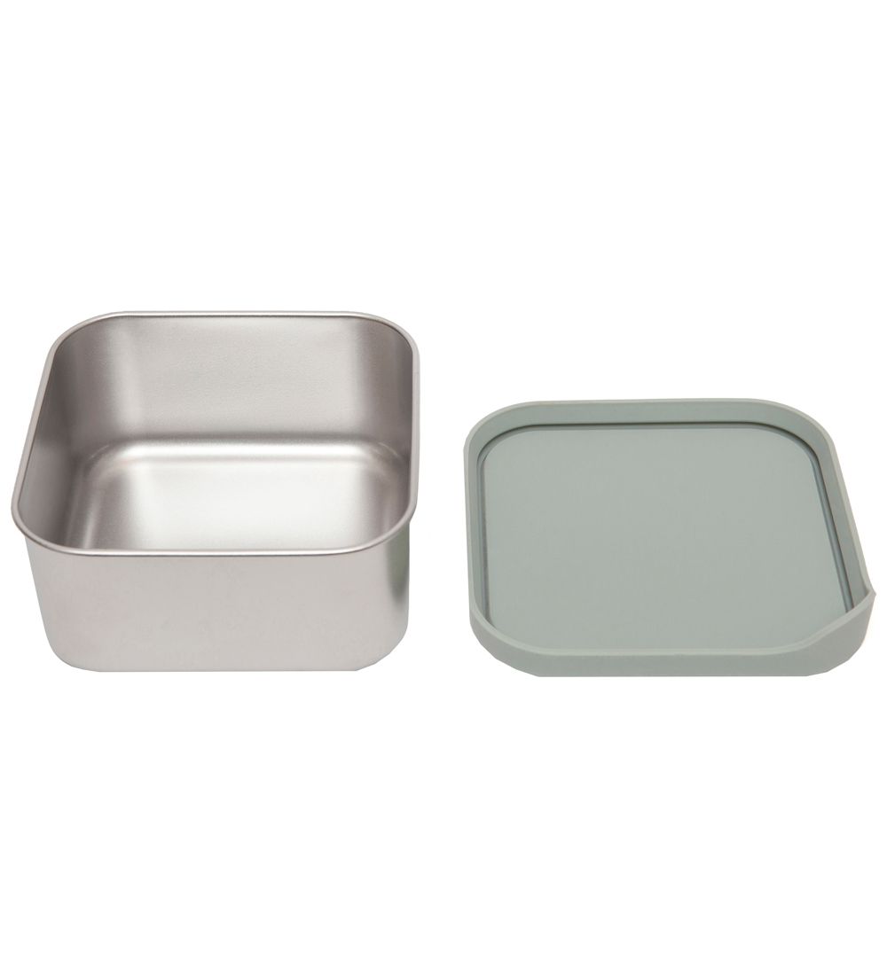 Petit Monkey Lunchbox - Lucy - Stainless Steel - Sage Green