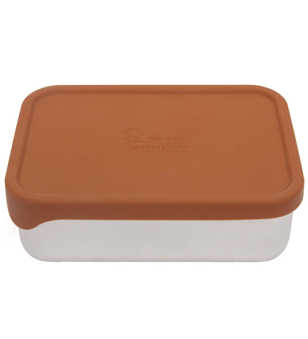 Petit Monkey Lunchbox - Riley - Stainless Steel - Baked Clay