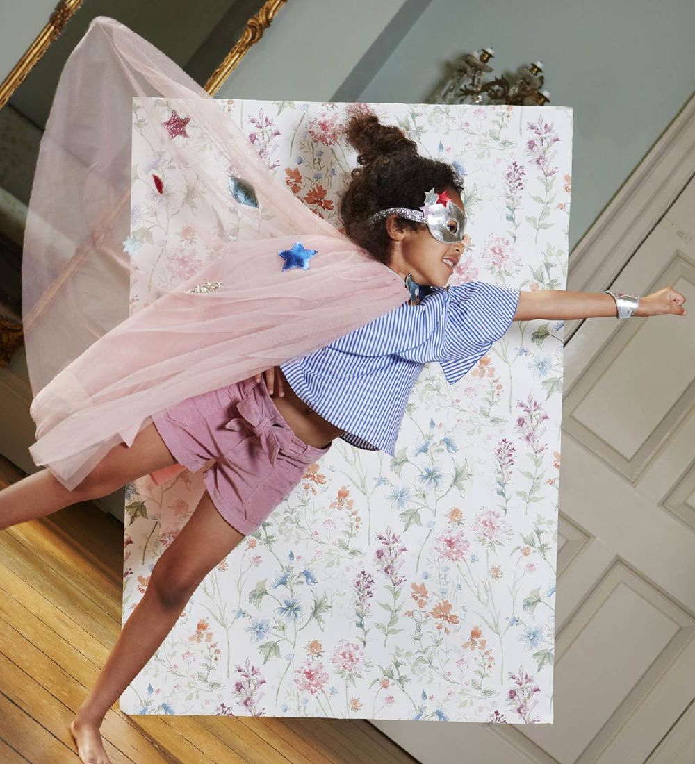 Meri Meri Costume - Coat, Maybe and Bracelet - Pink Superhero