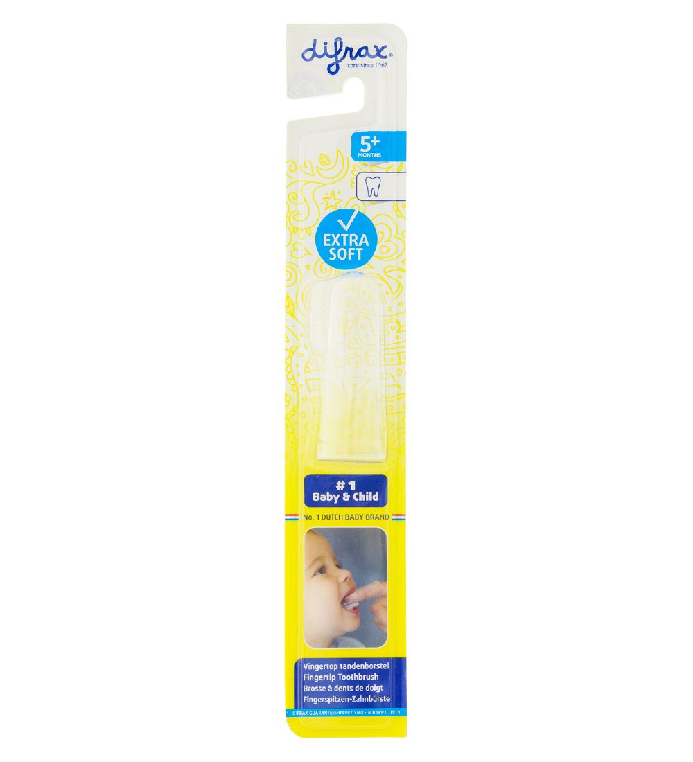Difrax Finger Toothbrush - Transparent