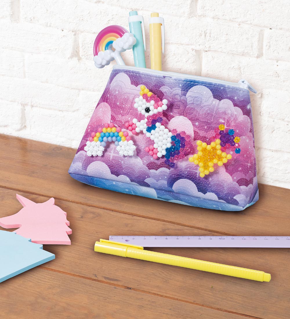 Aquabeads Bead Purse - Decoration - Unicorn - Purple/Pink