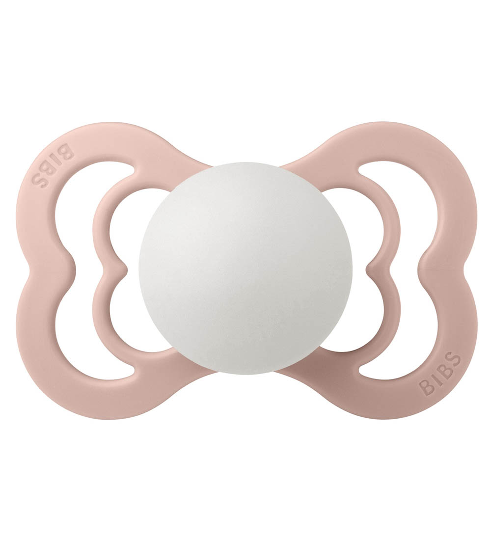 BIBS Supreme+ Glowing Pacifiers - Size 2 - 2-Pack - Symmetrical