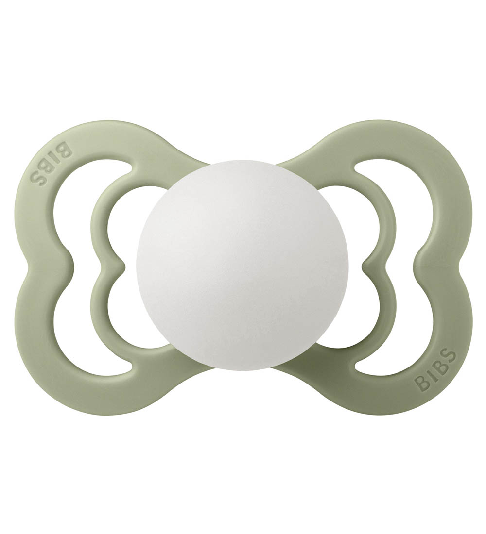BIBS Supreme+ Glowing Pacifiers - Size 2 - 2-Pack - Symmetrical