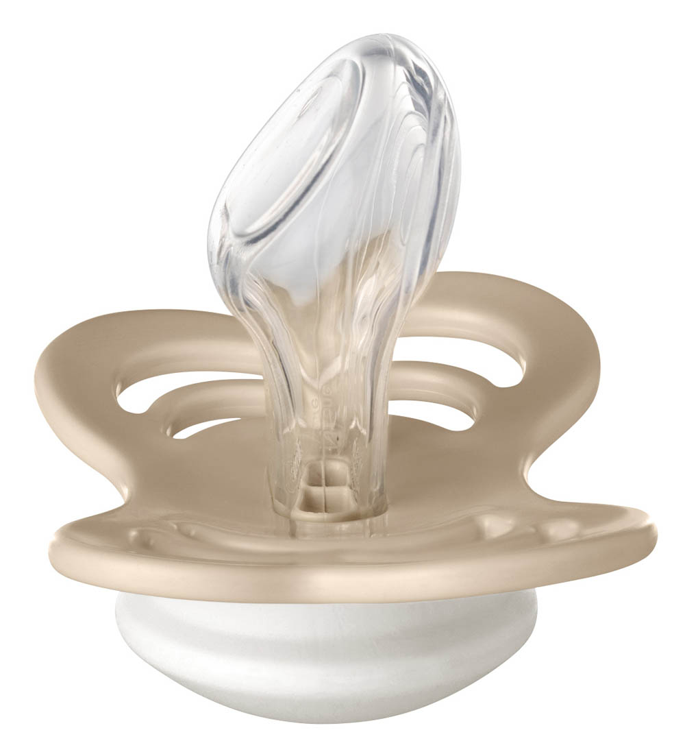 BIBS Couture Glowing Pacifiers - Size 2 - 2-Pack - Anatomical -