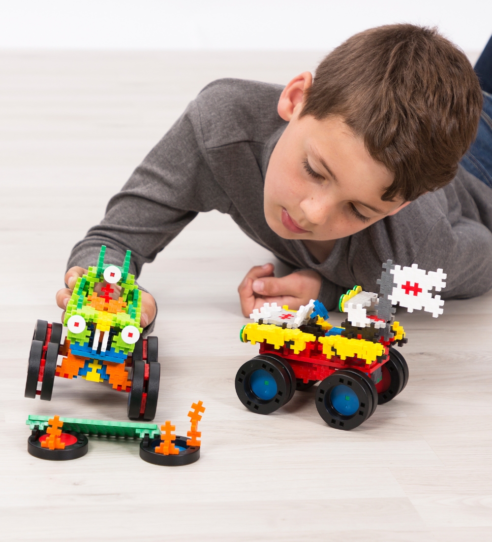 Plus-Plus Go - 600 pcs Monster Trucks