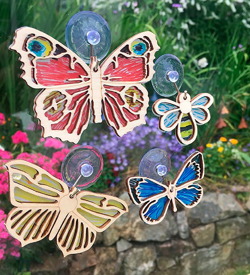Gift In A Tin Creation Set - Garden & Wildlife - Butterflies & B