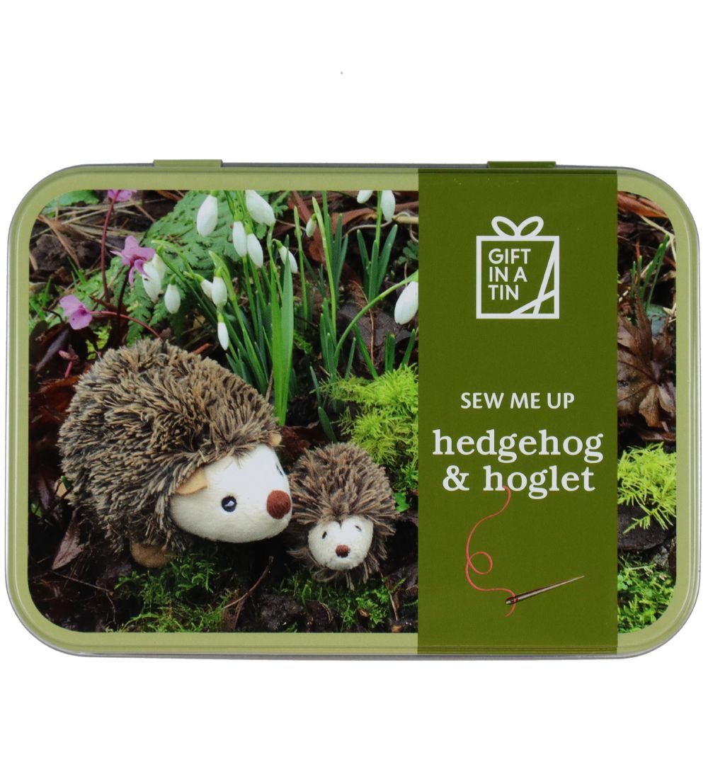 Gift In A Tin Creation Set - Craft - Hedgehog & Hoglet
