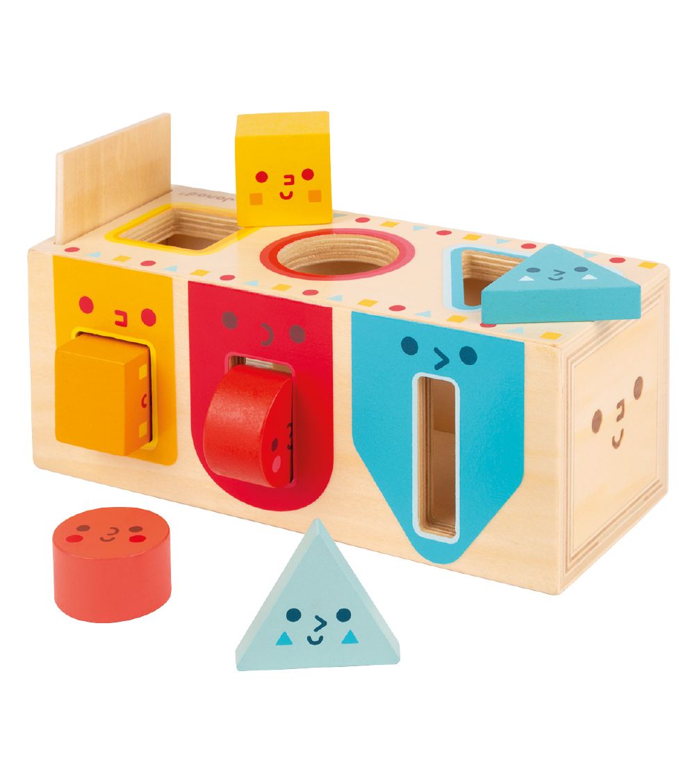 Janod Shape Sorter - Geometric Shapes - Wood