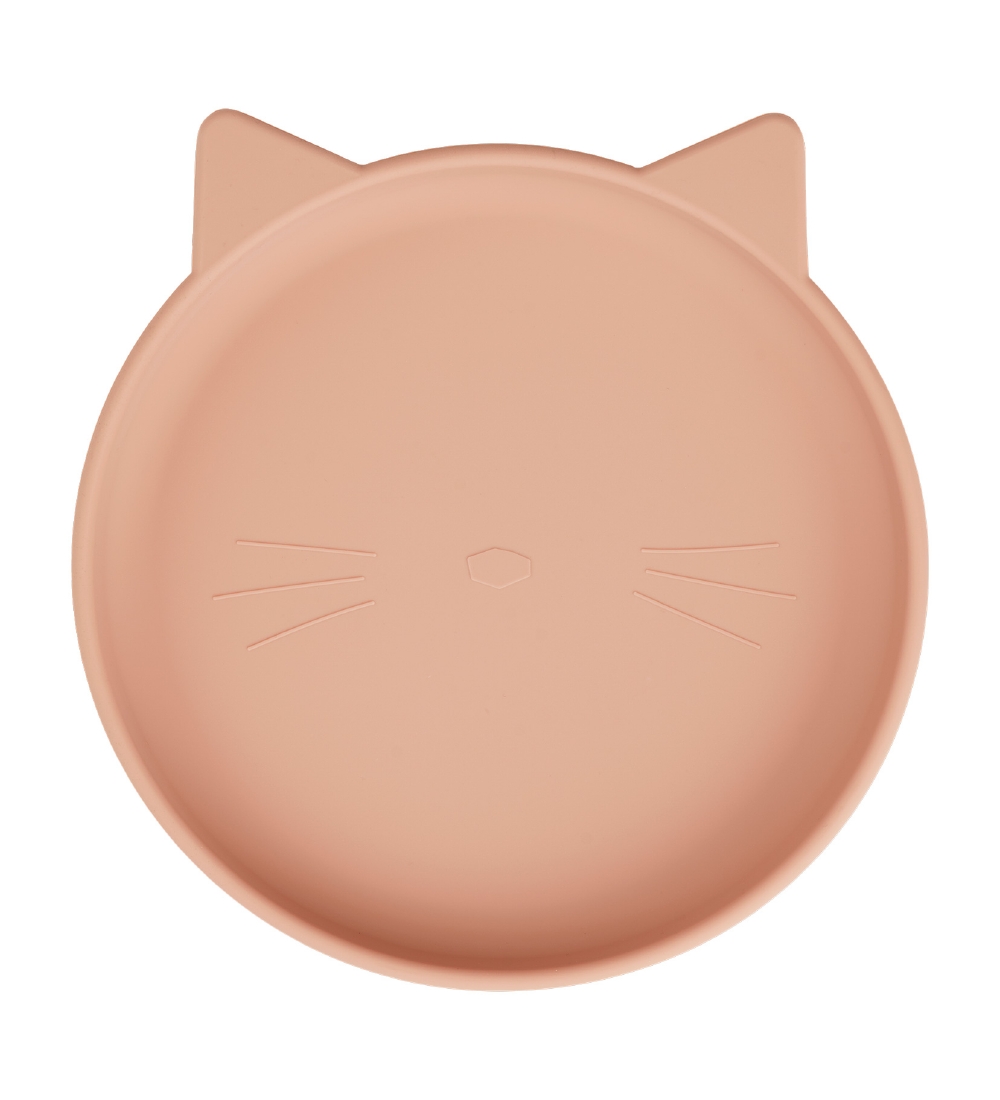 Liewood Plates - 2-Pack - Silicone - Olivia - Cat - Light La