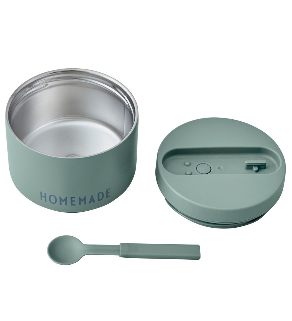 Design Letters Lunchbox w. Spoon - Thermo Lunch Box - Little - G