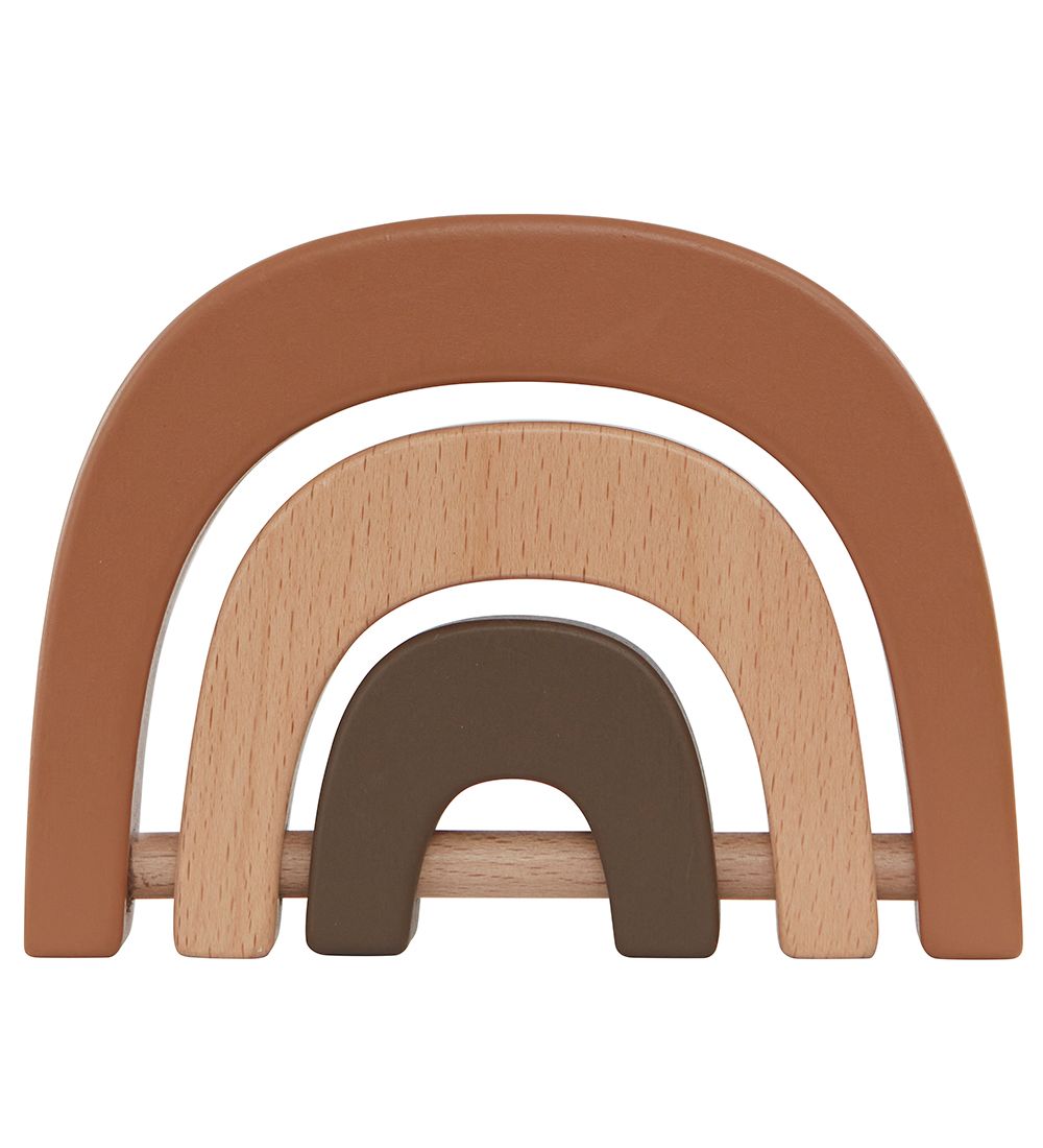 OYOY Rattle - Wood - Nature