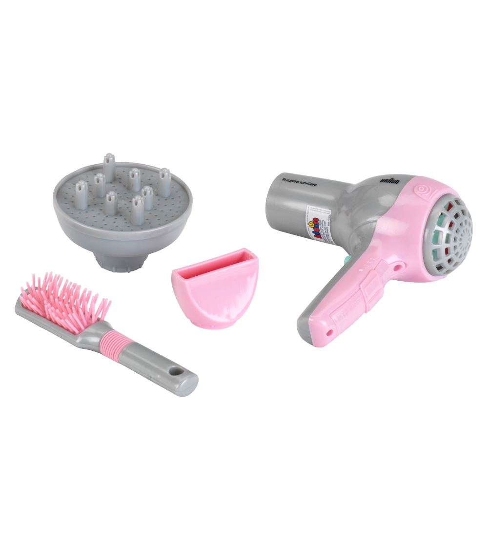 Braun Hårføner sett - Leketøy - Rosa KL9626