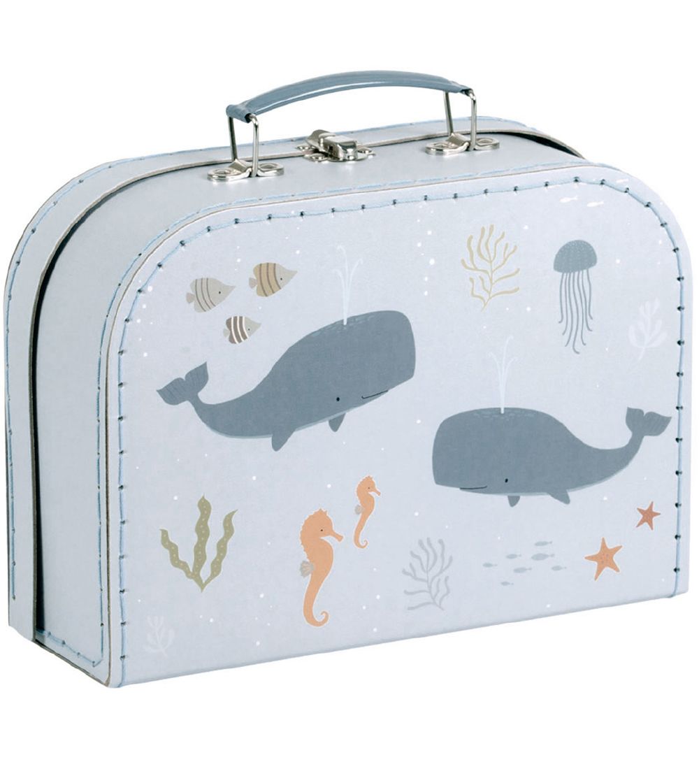 A Little Lovely Company Cardboard Suitcase - 2 pcs - 29x25.5 cm