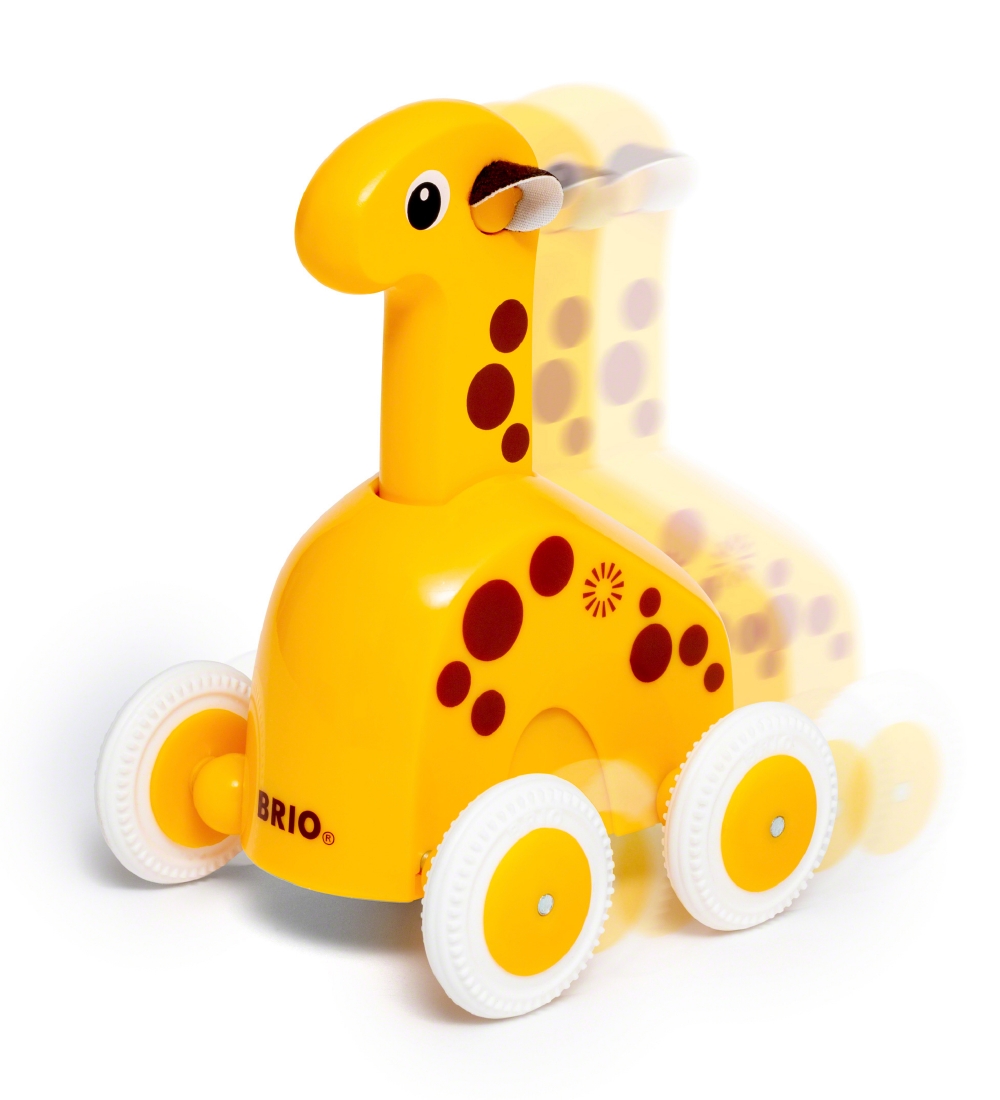 BRIO Push Toy - Giraffe - Yellow 30229