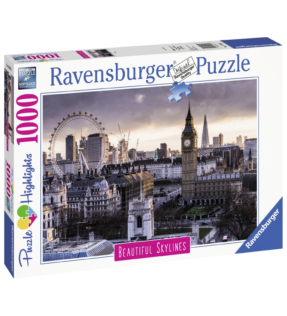 Ravensburger Puzzle Game - 1000 Bricks - London