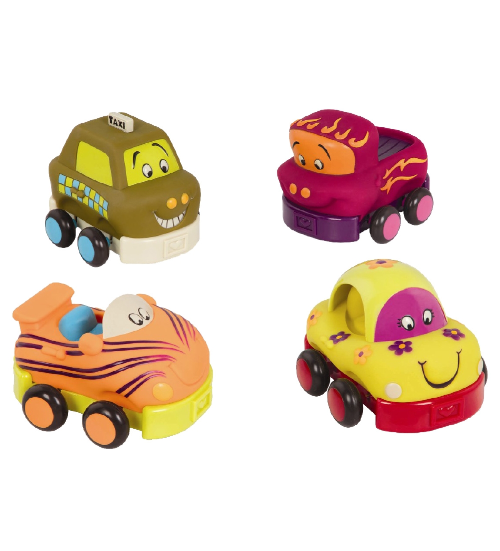 B. toys Cars - 4 pcs - Wheeeels