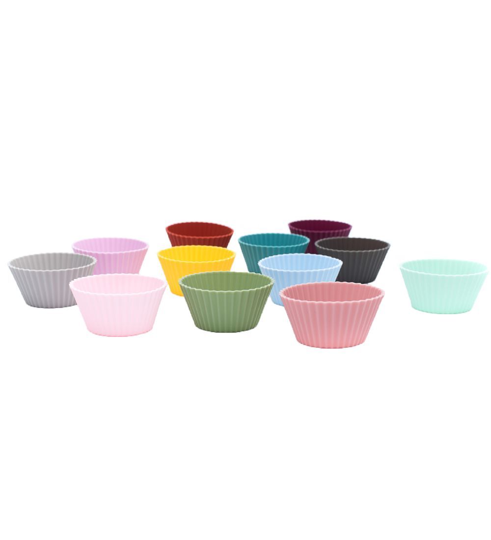 We Might Be Tiny Muffin Tins - 12-Pack - Multicolour