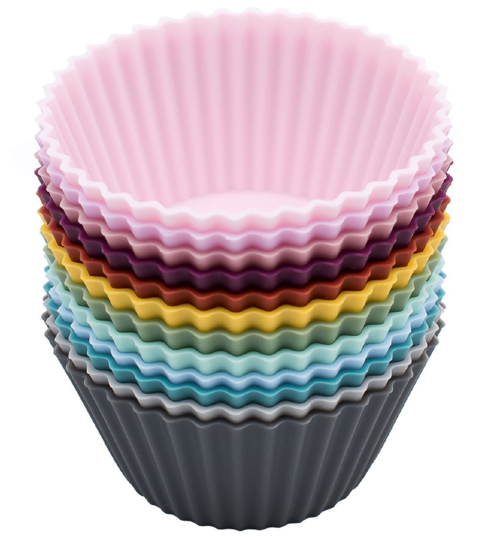We Might Be Tiny Muffin Tins - 12-Pack - Multicolour