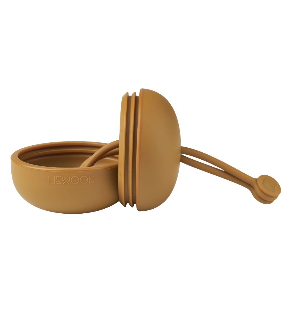 Liewood Suttebox - 8x6x17 cm - Silicone - Philip - Golden Caram