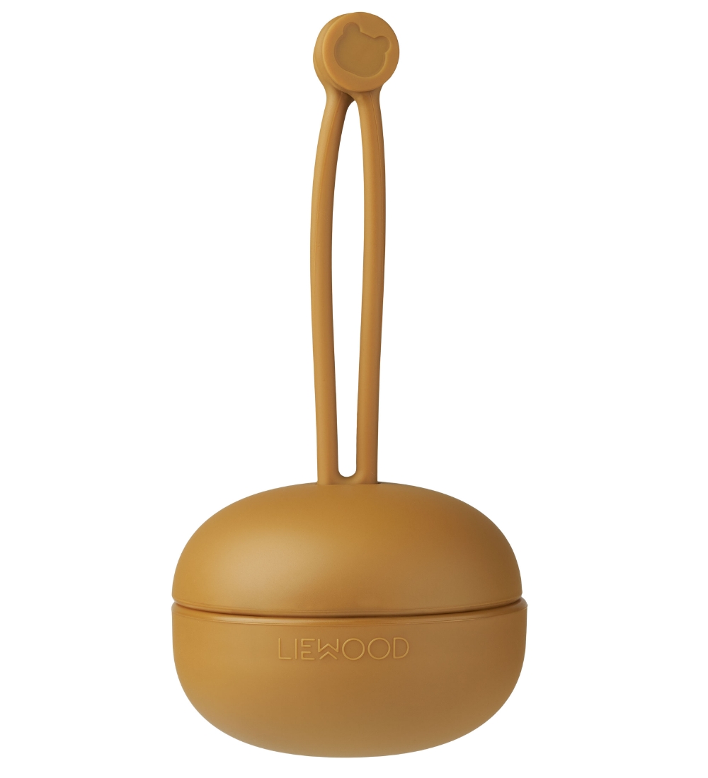 Liewood Suttebox - 8x6x17 cm - Silicone - Philip - Golden Caram