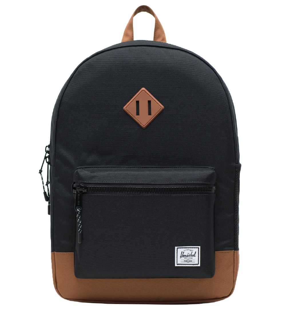Herschel Backpack - Heritage Youth X-Large - Black/Saddle Brown