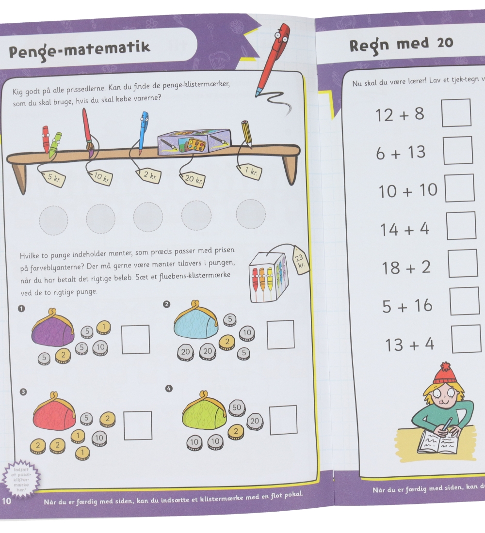 Forlaget Bolden Activity Book - Leg og Lær: Matematik - Danish