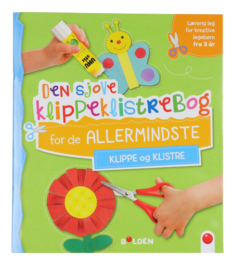 Forlaget Bolden Book - Den Sjove Klippeklistrebog For D - Danish