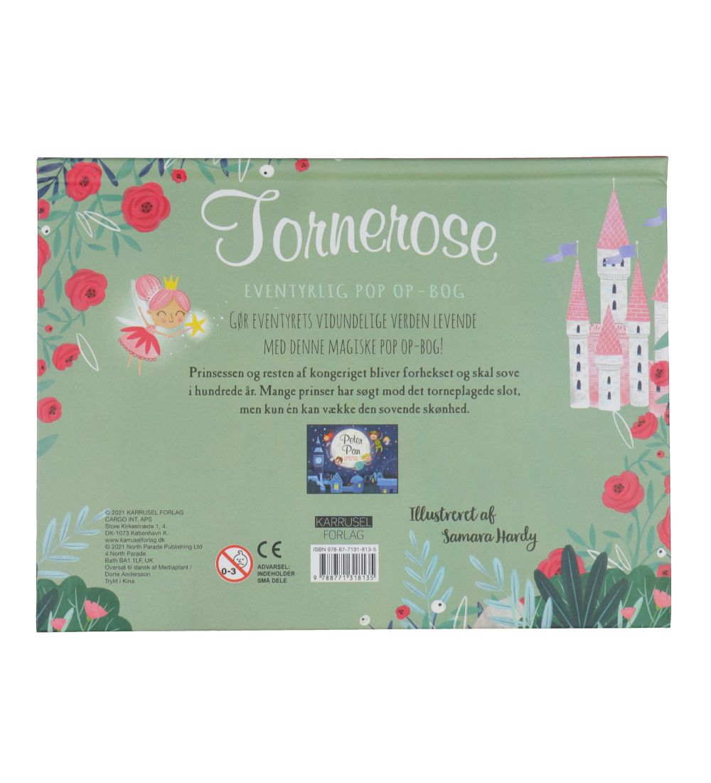 Karrusel Forlag Pop Up Book - Tornerose - Danish