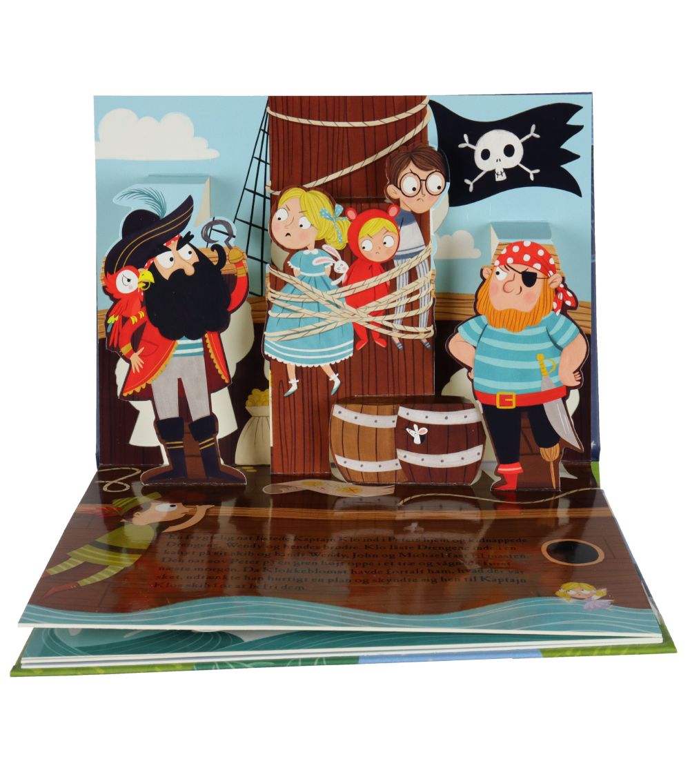 Karrusel Forlag Pop Up Bok - Peter Pan - Danska
