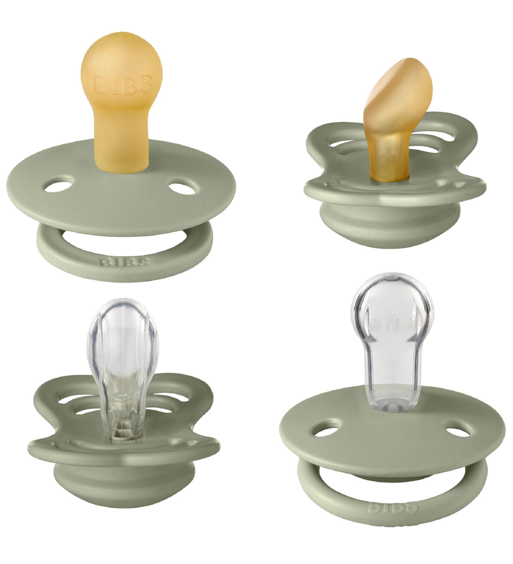 BIBS Spenen - Try-it-collectie - 4-pack - Maat 1 - Sage