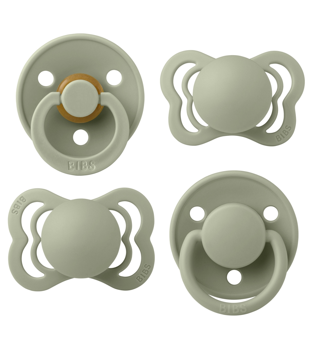 BIBS Spenen - Try-it-collectie - 4-pack - Maat 1 - Sage