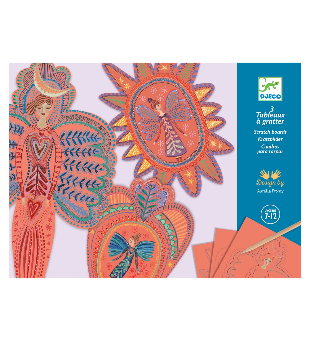 Djeco Creative Scratch Cards - Angels